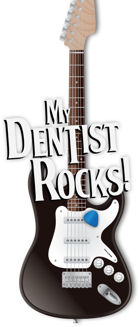 Rock Dentist - Electric Guitar (457x1077), Png Download