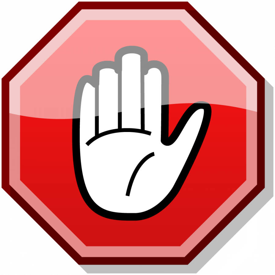 900px Stop Sign - Stop Hand (900x900), Png Download