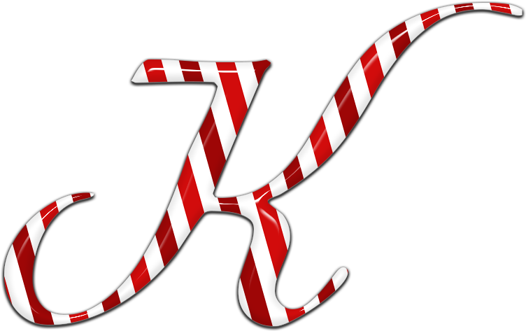Alphabet K Letter Candne Candy 1488199 - Letter (2000x2000), Png Download