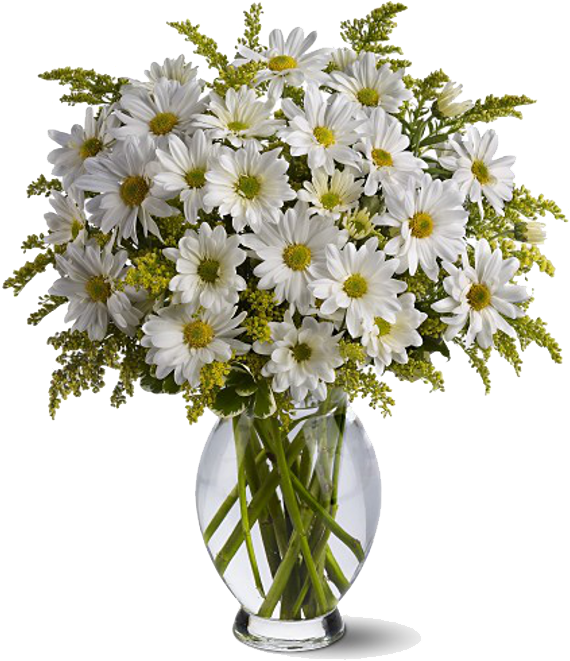 Daisy Bouquet Png Download Image - Bouquet Daisies (600x700), Png Download