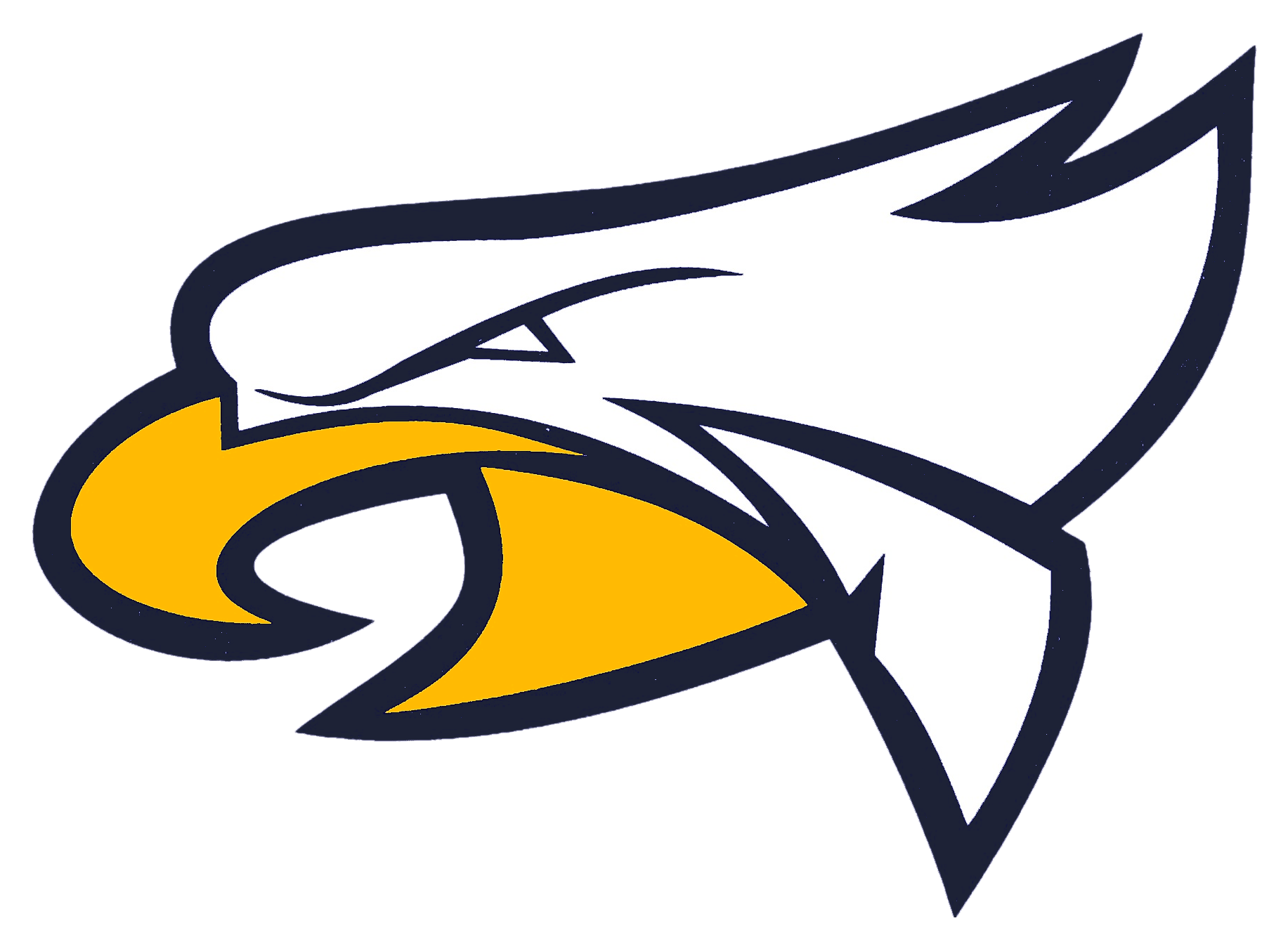 Hudsonville Eagles - Hudsonville Eagles Logo (1859x1384), Png Download