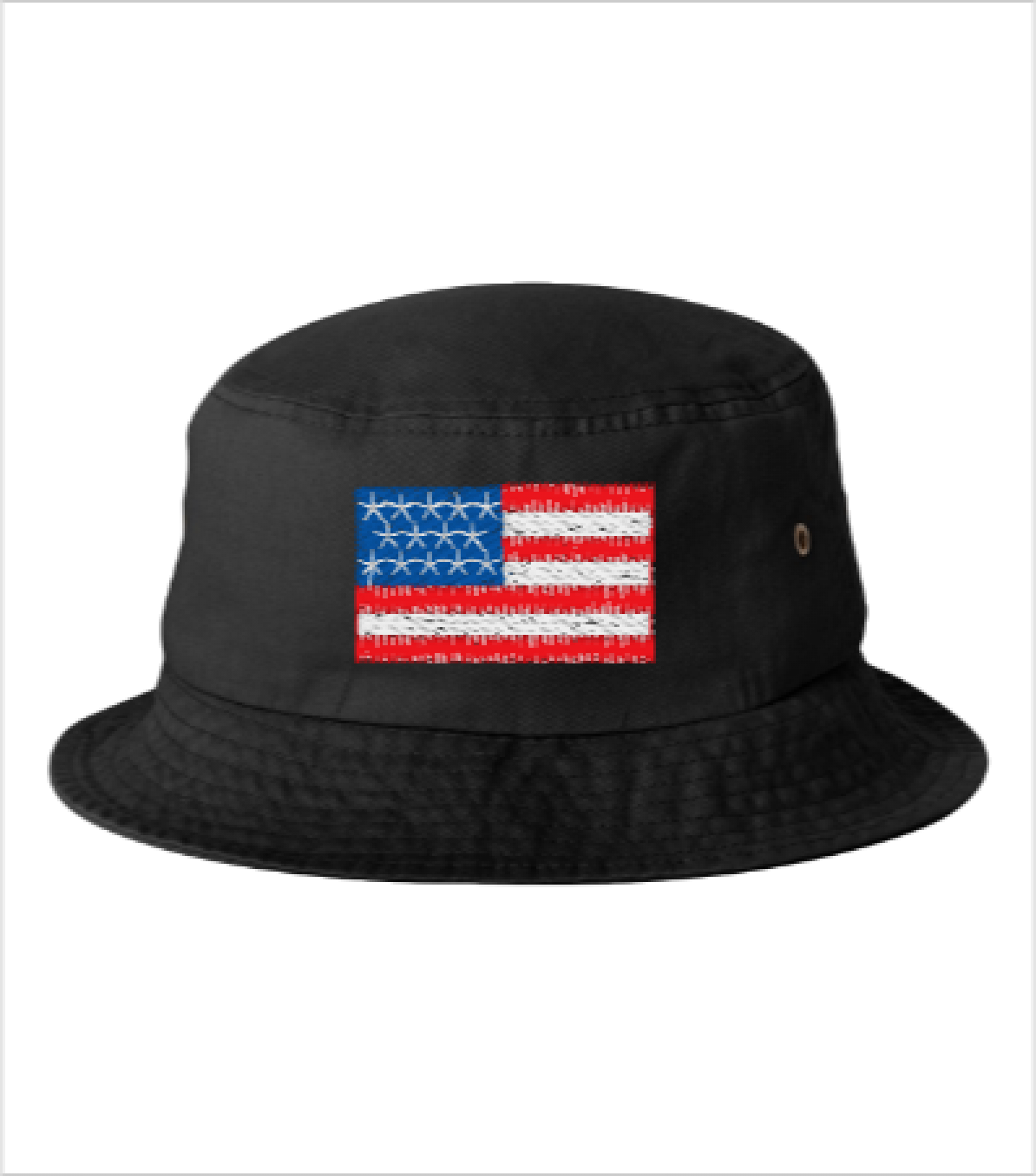 American Flag Bucket Hat - Fedora (1194x1356), Png Download