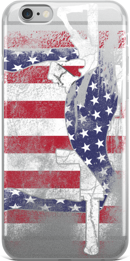 Iphone Case With American Flag And Rifle Arms Evolve - Mobile Phone Case (1000x1000), Png Download