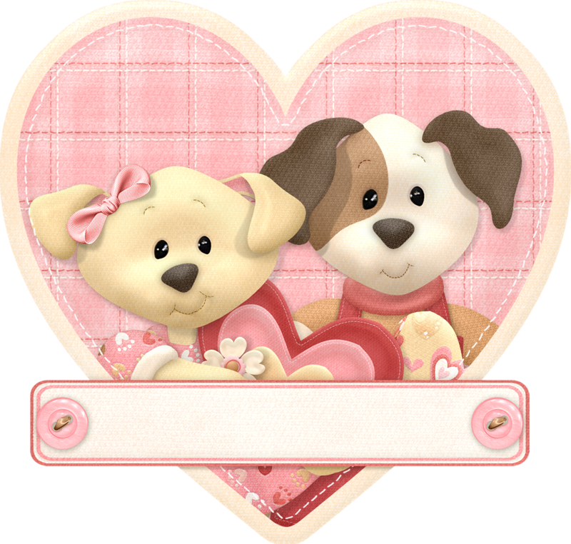 Фото, Автор Alponom84 На Яндекс - Valentine's Day Puppies Clip Art (800x762), Png Download