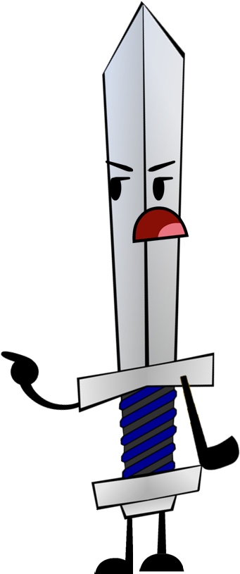 Katana Pose - Bfdi Katana (784x816), Png Download