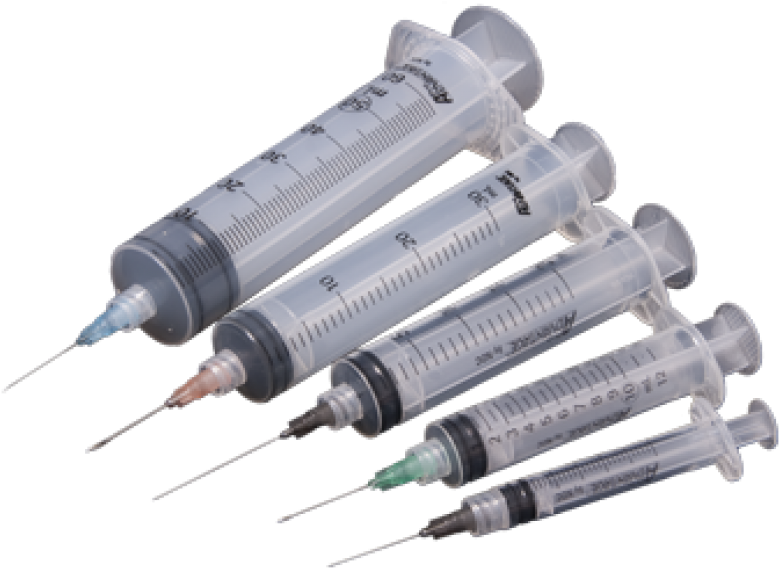Hypodermic Syringe With 10ml Needle - Pro Advantage Syringe With Needle - 3ml - Luer Lock (800x800), Png Download