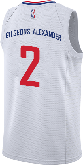 La Clippers Shai Gilgeous-alexander Association Swingman (500x667), Png Download