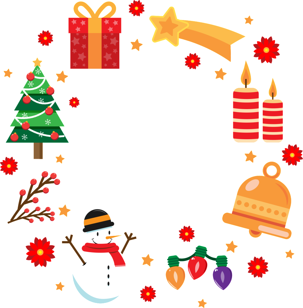 Christmas Gift Big Collection Png Element - Png Natal Desenho (1024x1042), Png Download