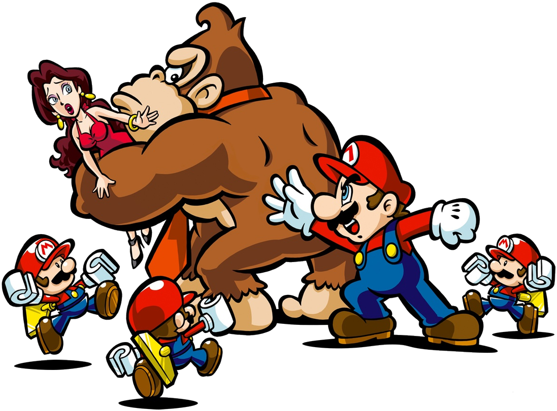 Alpha Gamboa On Twitter - Mario Vs Donkey Kong Art (1200x912), Png Download