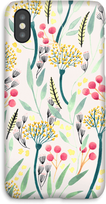 Summer Floral Pattern Case Iphone X - Iphone (499x800), Png Download