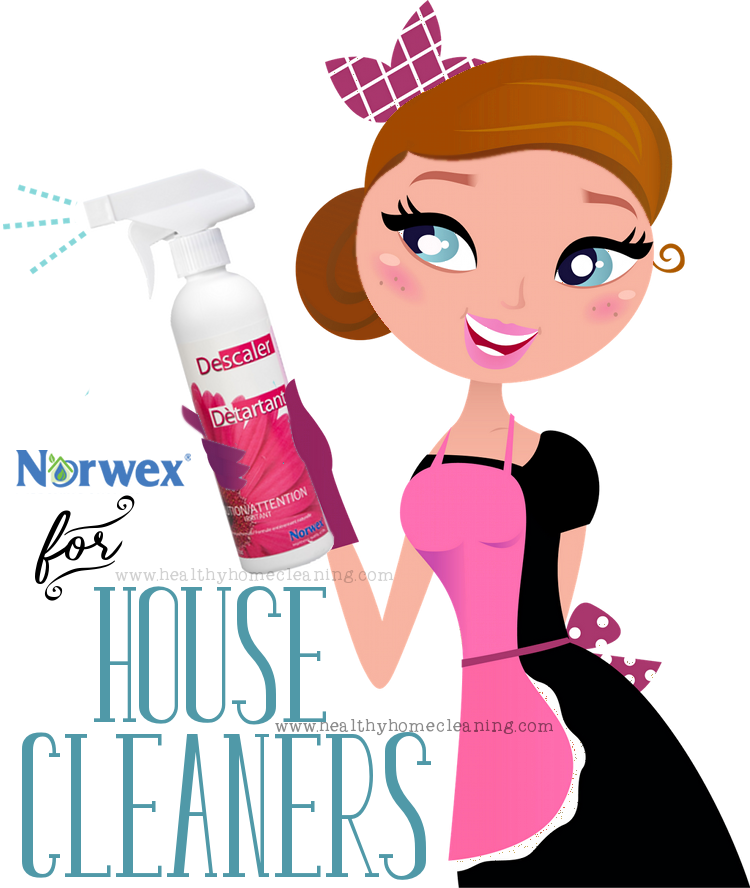Norwex For House Cleaners - Clip Art Cleaning Supplies (750x888), Png Download