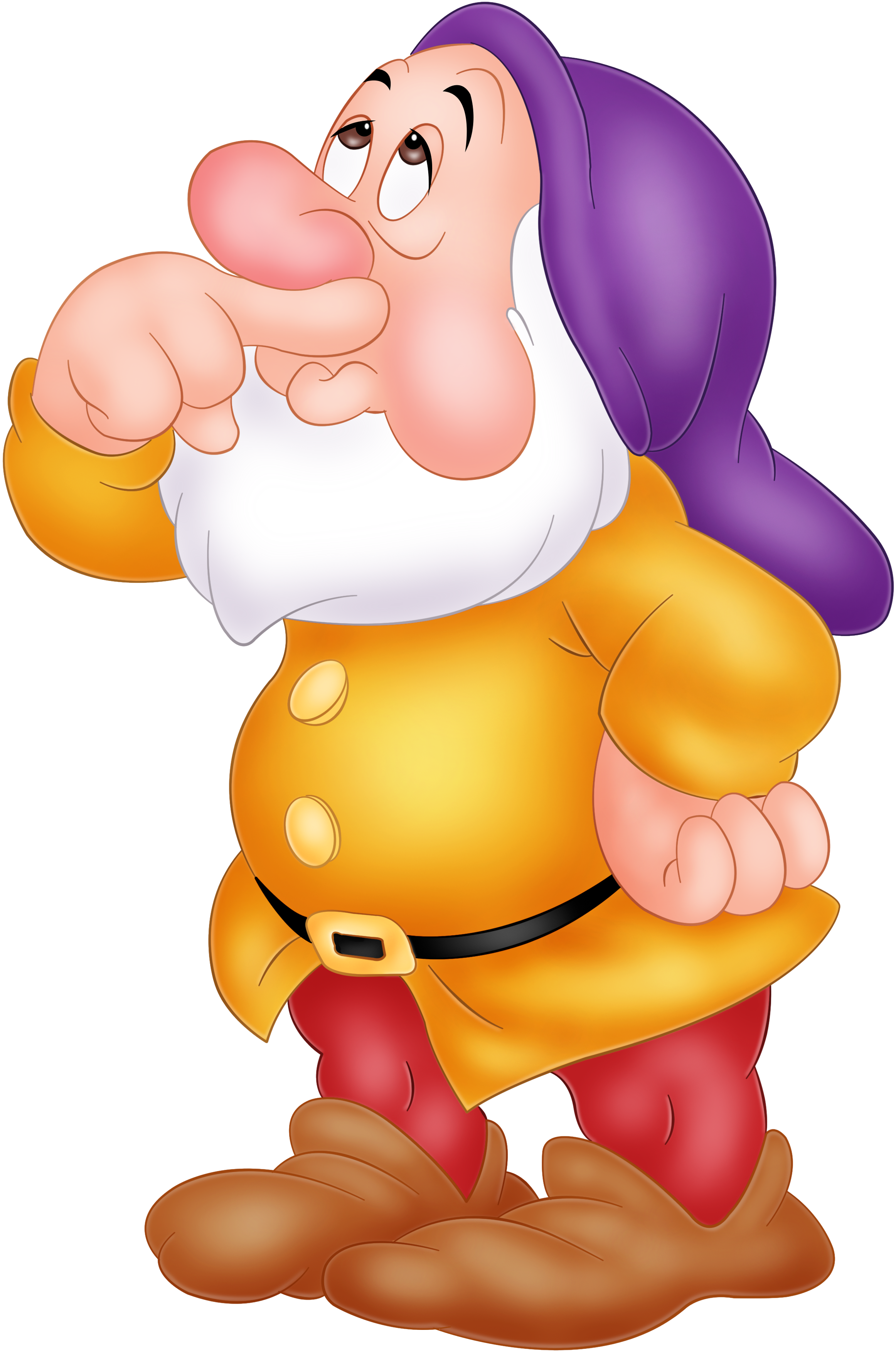 Snow White Dwarfs Sneezy (2649x3619), Png Download