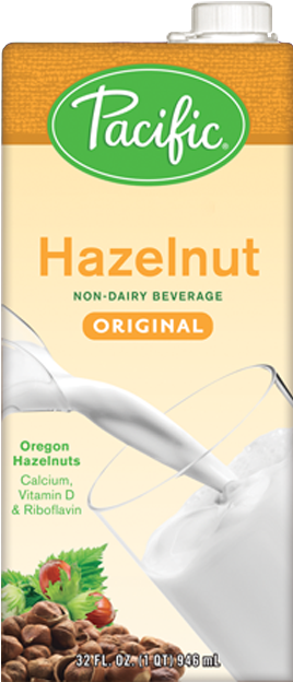 Bebida De Avellana Original - Pacific Foods Hazelnut Milk, Original - 32 Fl Oz Carton (600x700), Png Download