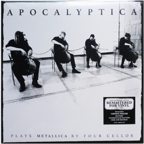 Apocalyptica Plays Metallica By Four Cellos Vinyl - Apocalyptica Plays Metallica By Four Cellos Remastered (600x600), Png Download
