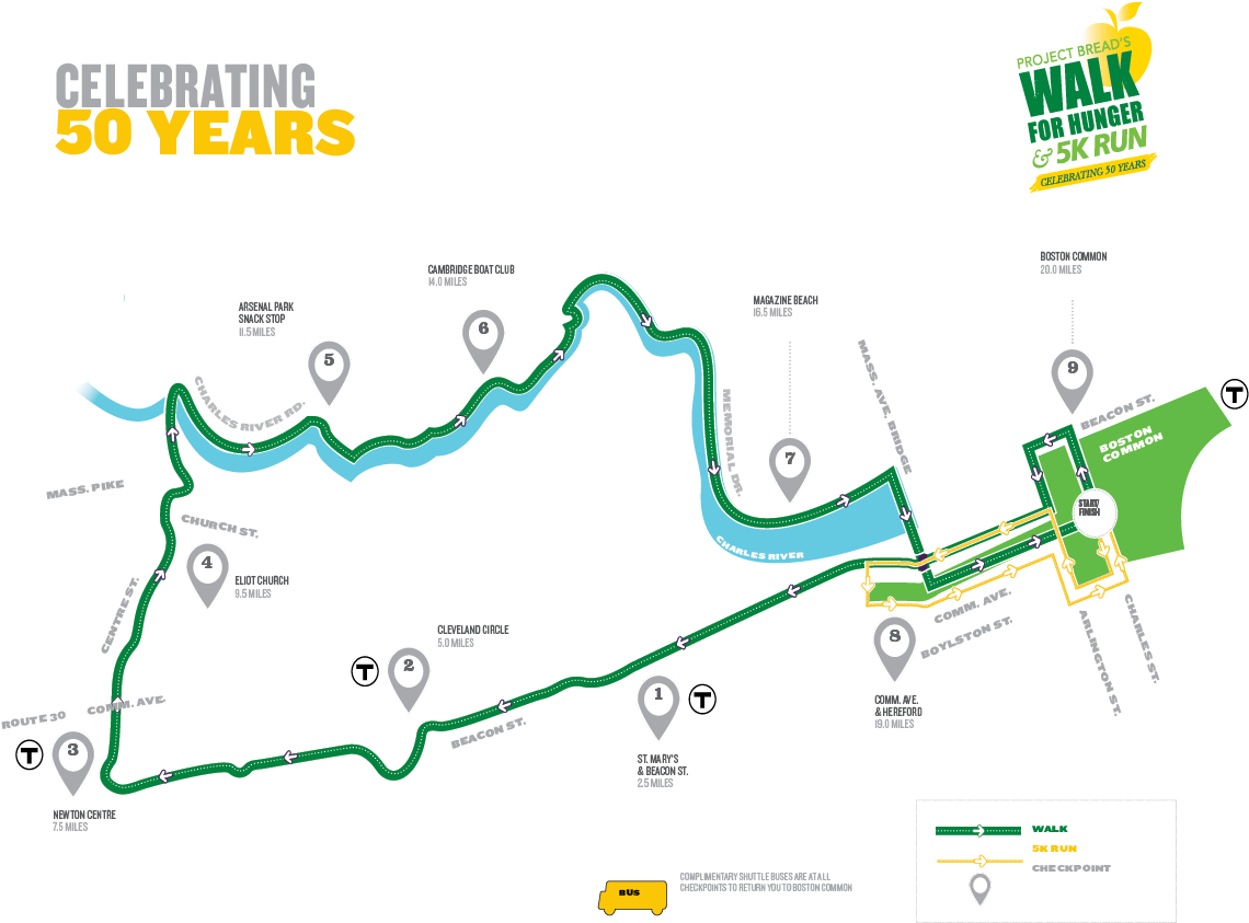 Walk For Hunger & 5k Route Map - Walk For Hunger 2018 (1200x928), Png Download