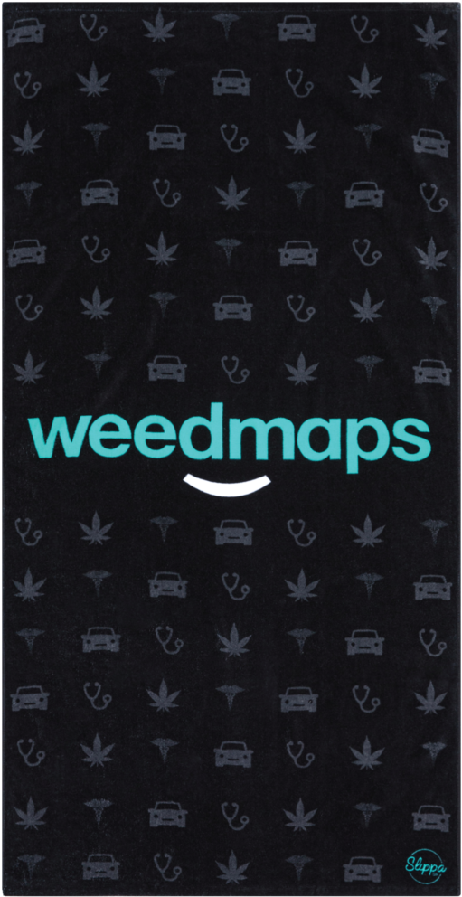 Pipehouse Beach Towel - Weedmaps (791x1024), Png Download