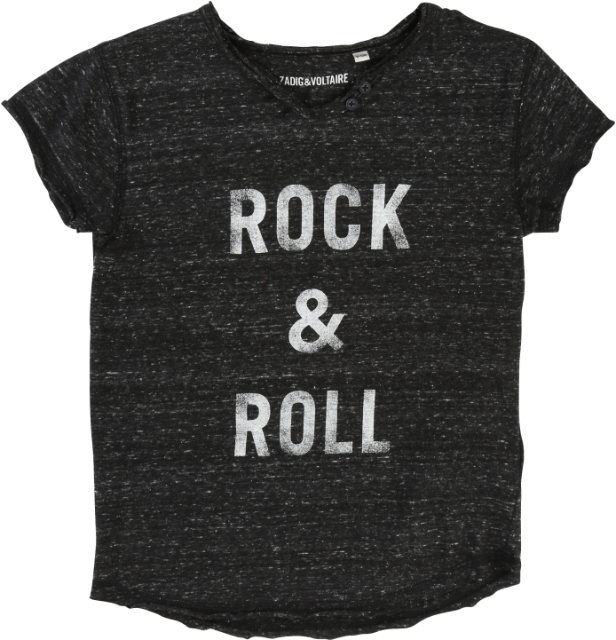 Zadig & Voltaire Kids T-shirt Rock & Roll - Zadig & Voltaire - Rock & Roll Print T-shirt (960x720), Png Download