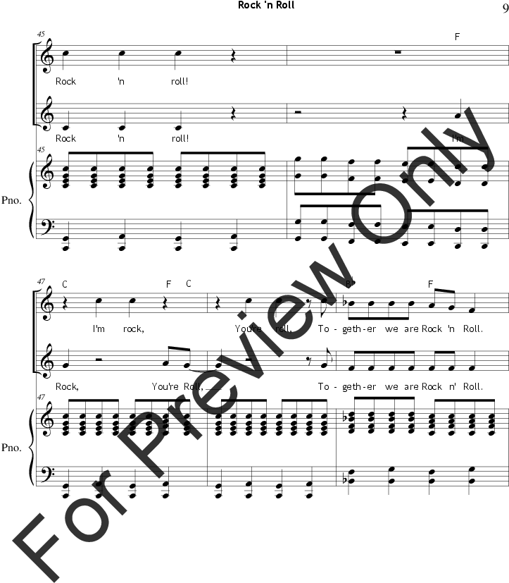Rock 'n Roll Thumbnail - Choir (816x1056), Png Download