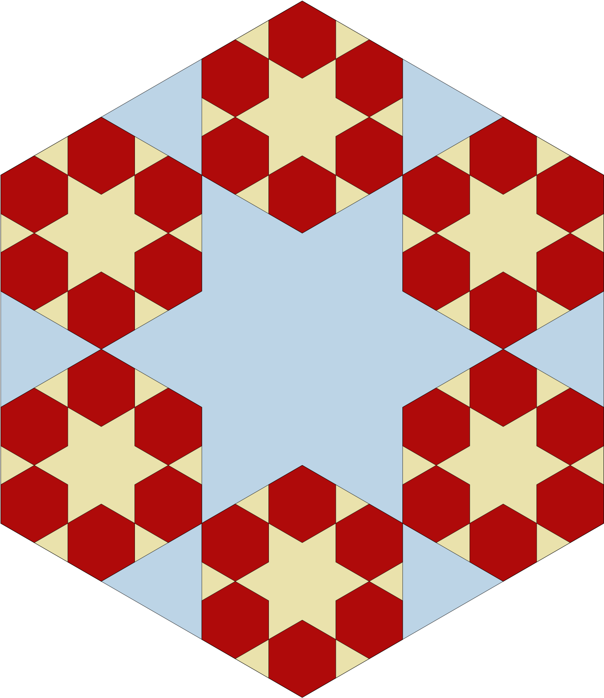 Fractal-plot - Grandmother's Flower Garden Quilt Pattern Variations (1226x1411), Png Download