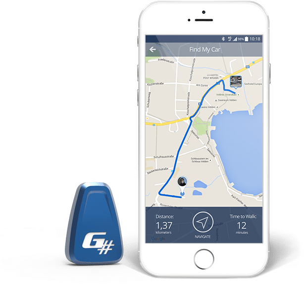 Garageonnet Find My Car Gon - Iphone (677x630), Png Download