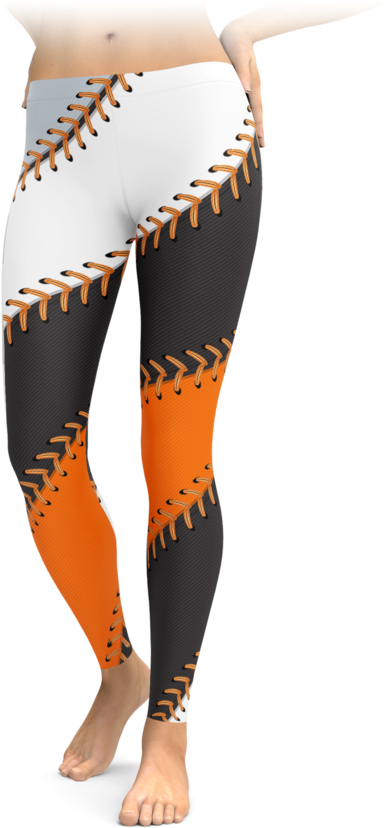 San Francisco Baseball Stitch Leggings - Native Pride - It's All Indian Land (740x896), Png Download