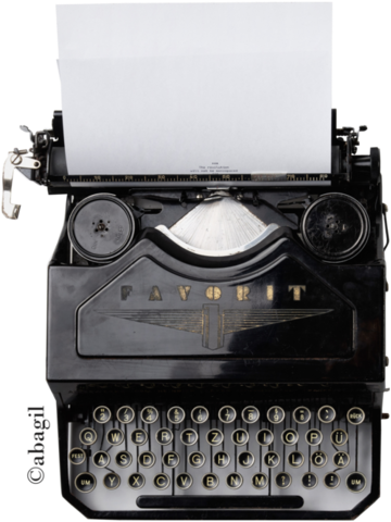Typewriter Png Hd Image - Fiction Writing Journal & Workbook (738x1082), Png Download