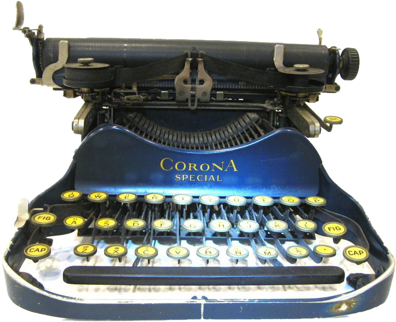 A Brief History Of Typewriters - Machine (805x805), Png Download