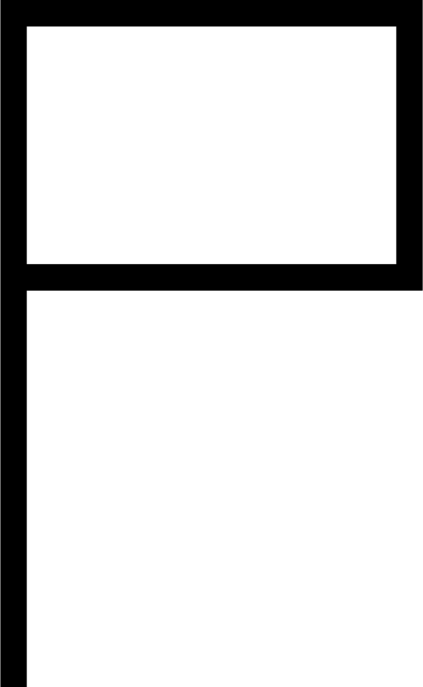 Download Flag Outline Of Rectangular Shape Comments - Rectangle - Full ...