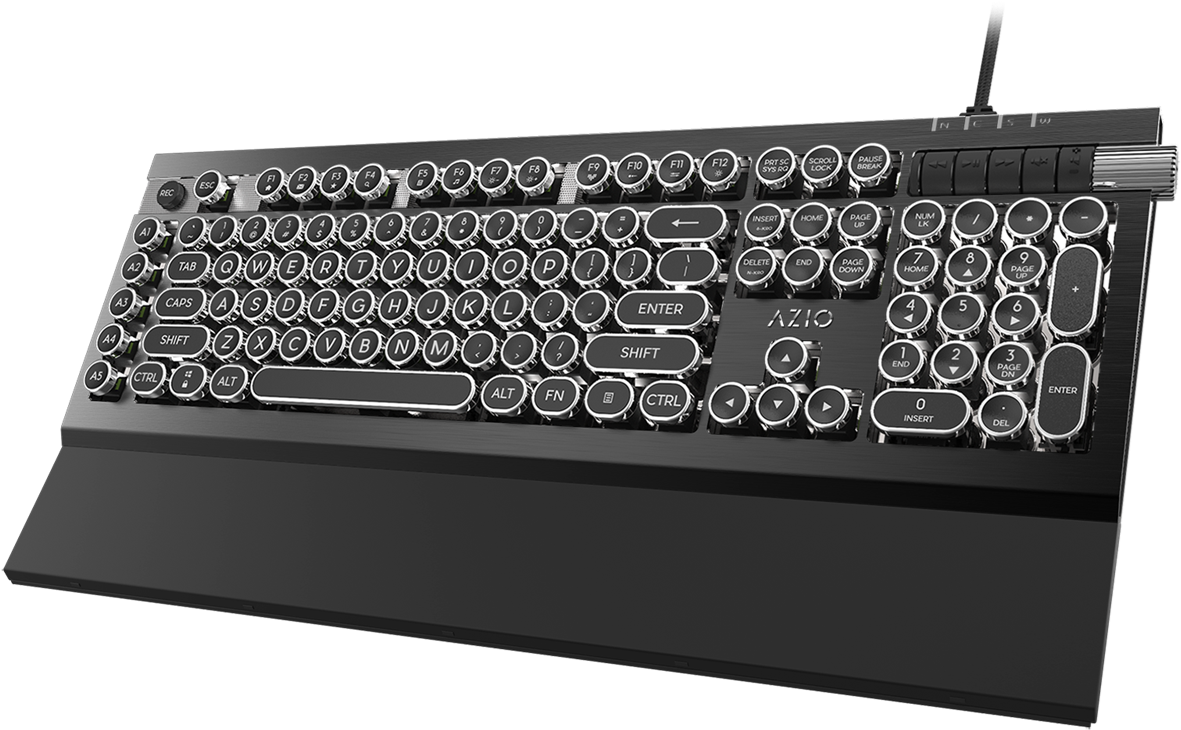 Azio Armato Ce Typewriter Inspired Gaming Mechanical - Azio Armato Classic Edition (1500x1500), Png Download