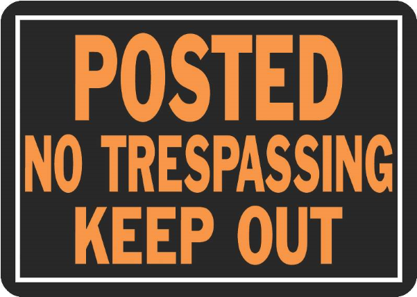 Hy-ko 100 Count Posted Sign Roll (600x600), Png Download