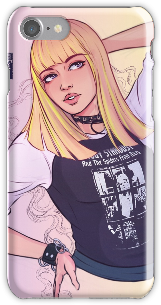 Blackpink Iphone 7 Snap Case - David Bowie Ziggy Spiders (750x1000), Png Download