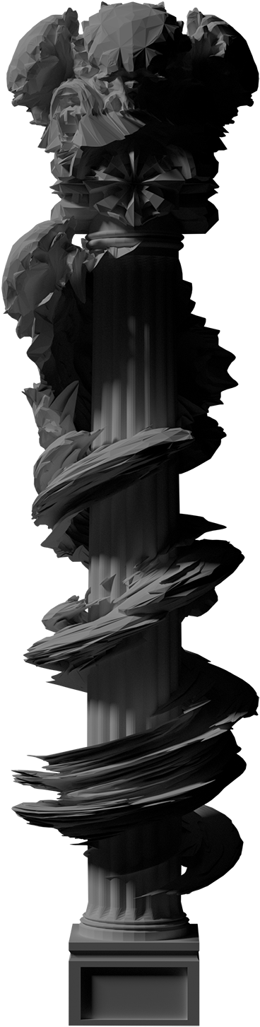 Colum2 - Pagoda (667x1600), Png Download