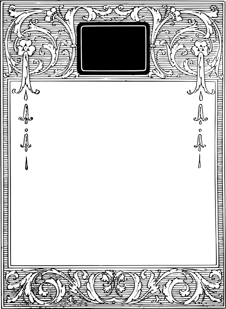 Vintage Borders, Borders, Frames, Ornaments, Free, - Clip Art (749x1024), Png Download