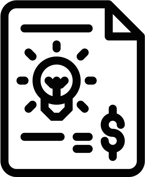 Proposal - Idea Document Icon (552x606), Png Download