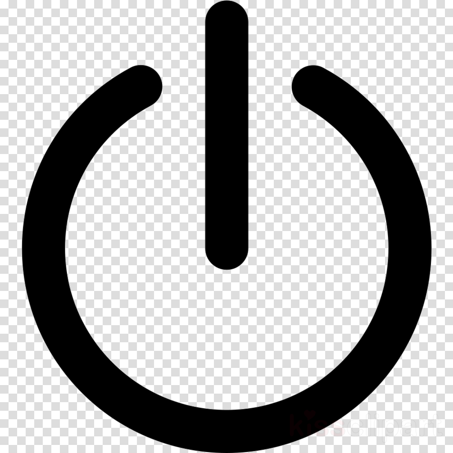 Power Button Png Clipart Computer Icons Clip Art - Power Off Symbol (900x900), Png Download