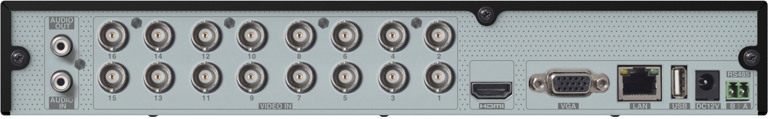 16 Channel Analog Hd 1080p Pir Dvr With 1080p Pir Bullet (3000x906), Png Download