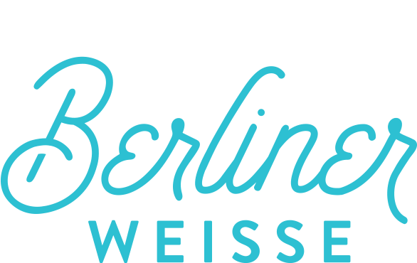 Stone White Geist Berliner Weisse - Teal Font And White (600x600), Png Download
