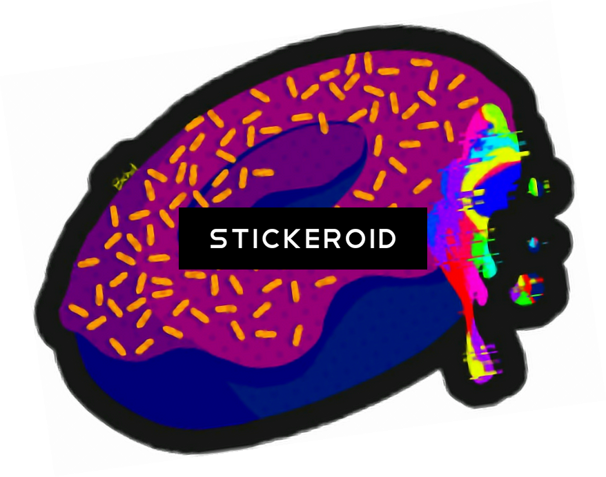 Homer Simpson Eating A Donut - Aesthetics (878x692), Png Download