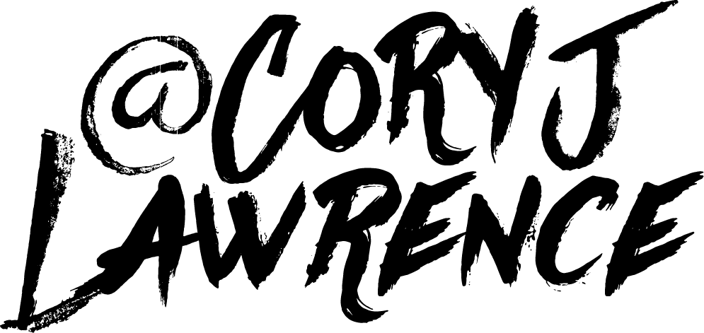 Coryjlawrence Logo Black - Calligraphy (995x471), Png Download