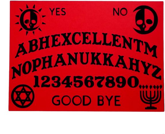 Hannukah Ouija Board - Ouija Board Refrigerator Magnet (600x600), Png Download