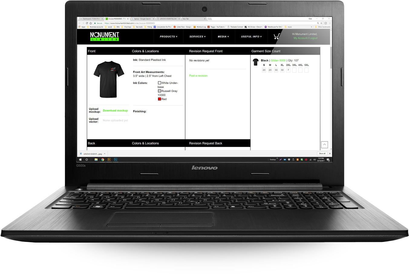 Lenovo G500 59-383037 39cm With Cc (1500x1050), Png Download