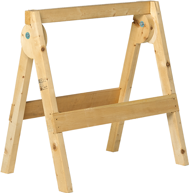 Png Saw Horses Jpg Library Library - Sawhorse (1000x657), Png Download