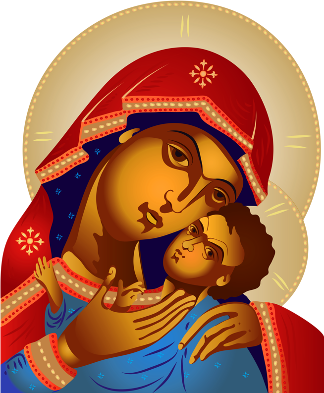 Fotolia Subscription V Png Virgin And Baby - Overstock.com Vinyl Decal Mural Sticker Painting (653x800), Png Download