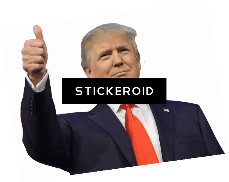 Donald Trump Thumb Up Endorse - Help Myself Throw Blanket (791x630), Png Download