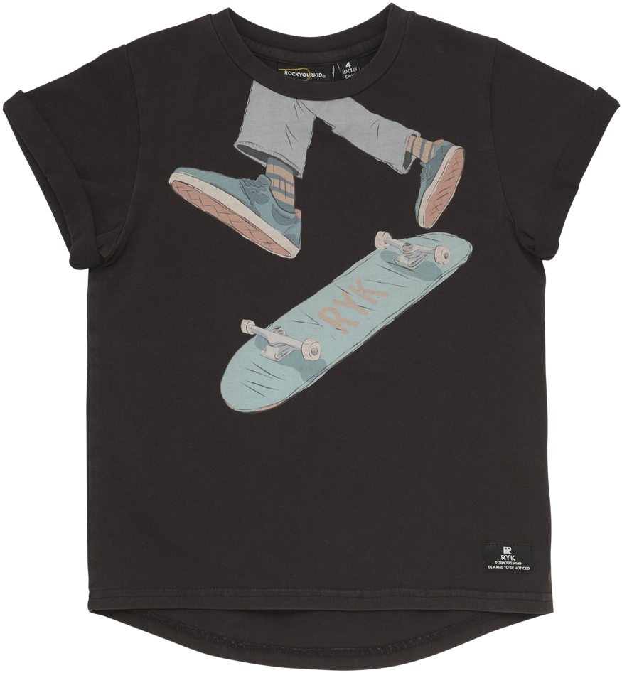 Rock Your Kid Skating High Tee (1200x1200), Png Download