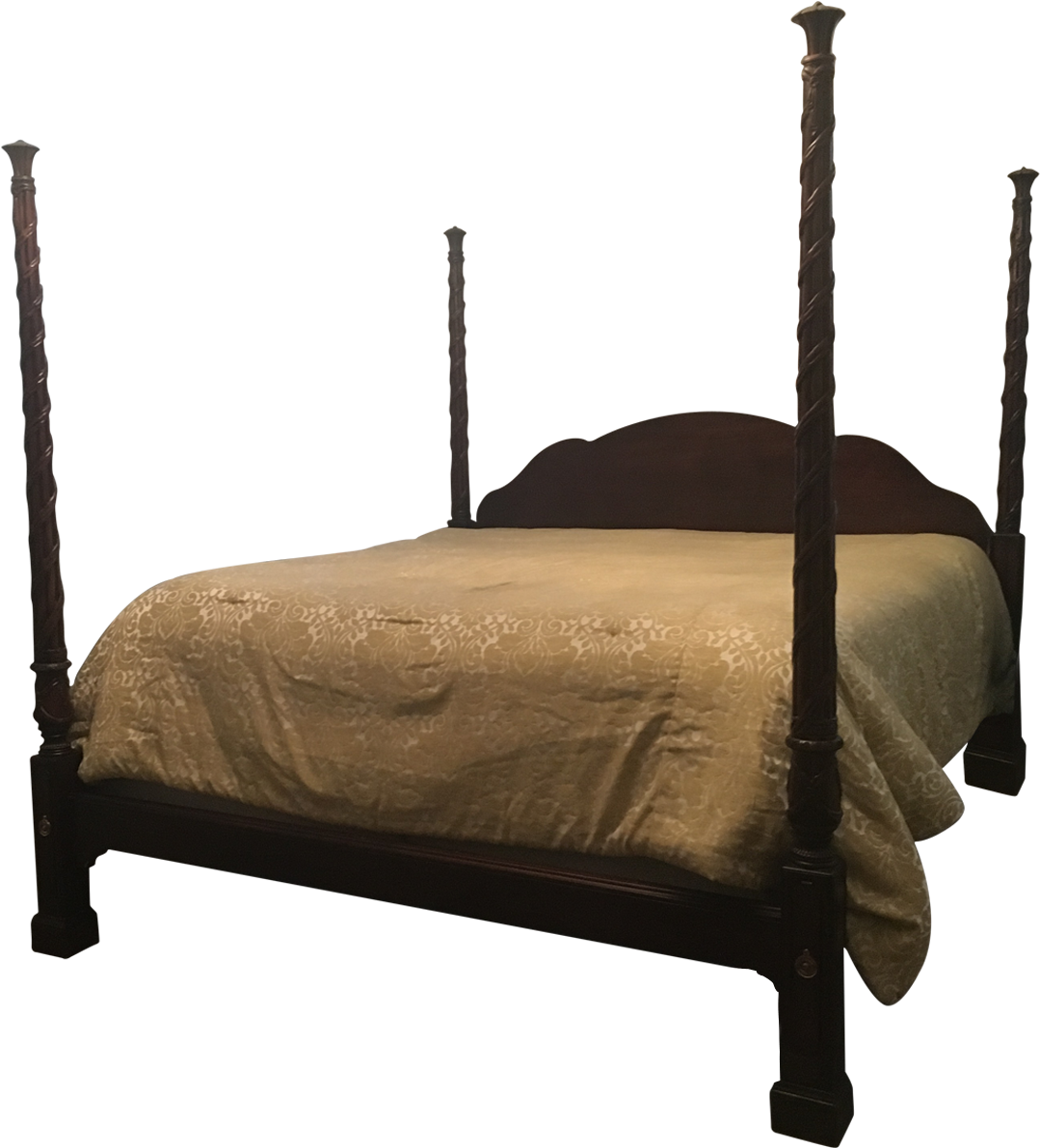 Hickory Chair Four Poster Mahogany King Bed (1200x1200), Png Download
