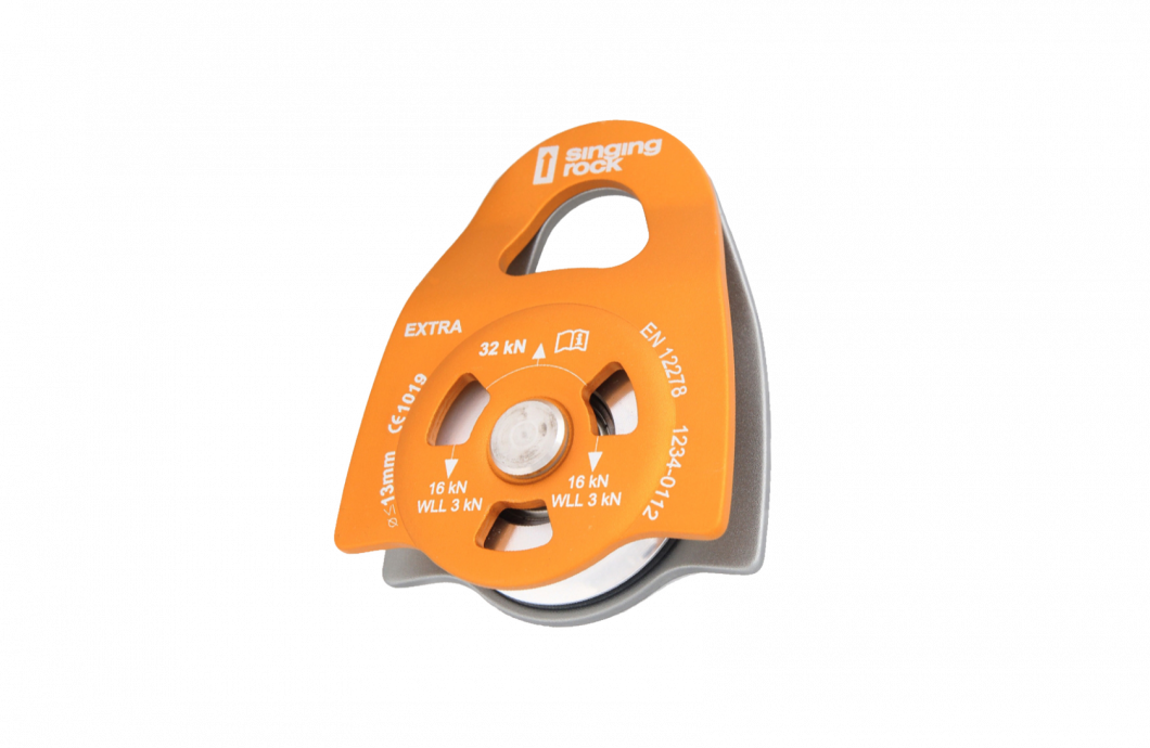 Singing Rock Extra Roll Pulley K0041ee00 (1060x690), Png Download