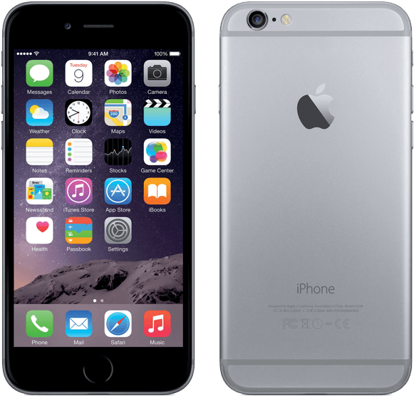 Apple Iphone - Apple Iphone 6 32gb Space Gray (600x600), Png Download