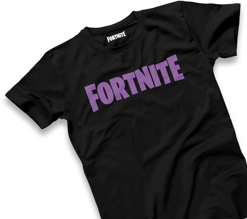 Fortnite Purple/black Logo Tee - Samsung Note 9 Fortnite (1001x1000), Png Download