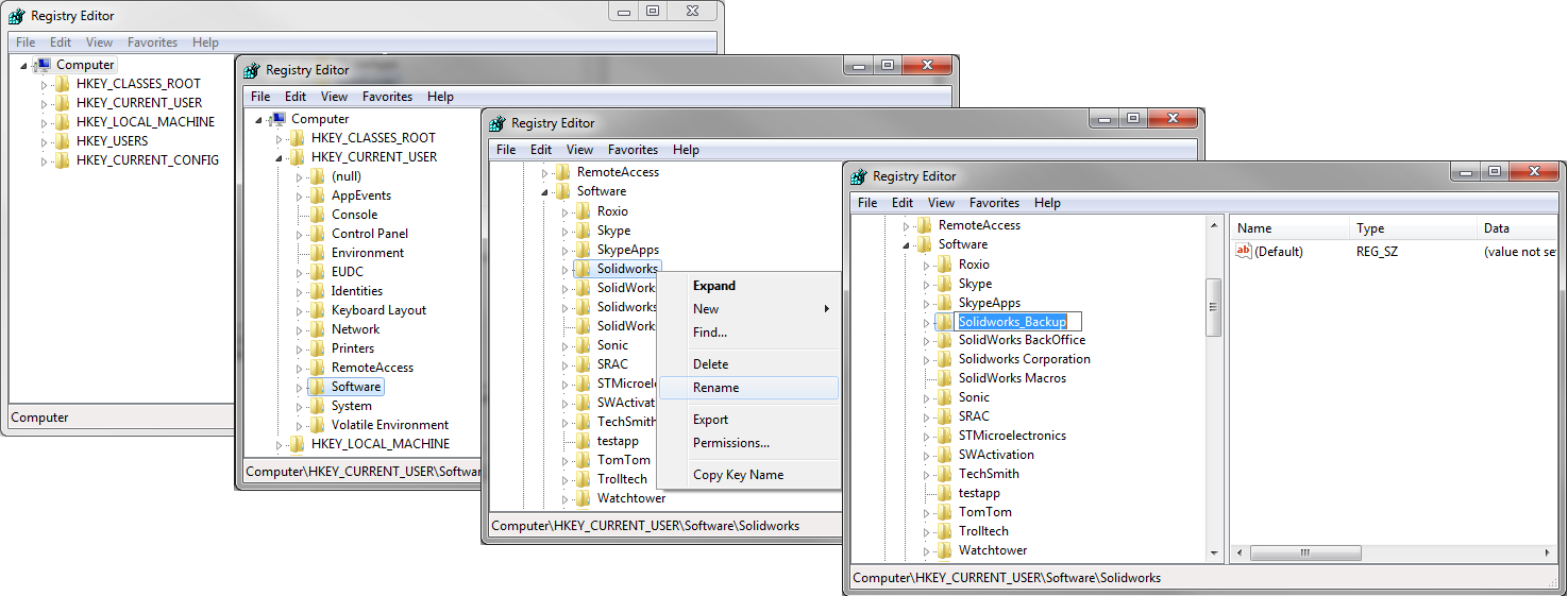 Solidworks Corrupted Try Resetting Solidworks Windows - Windsim (1475x561), Png Download
